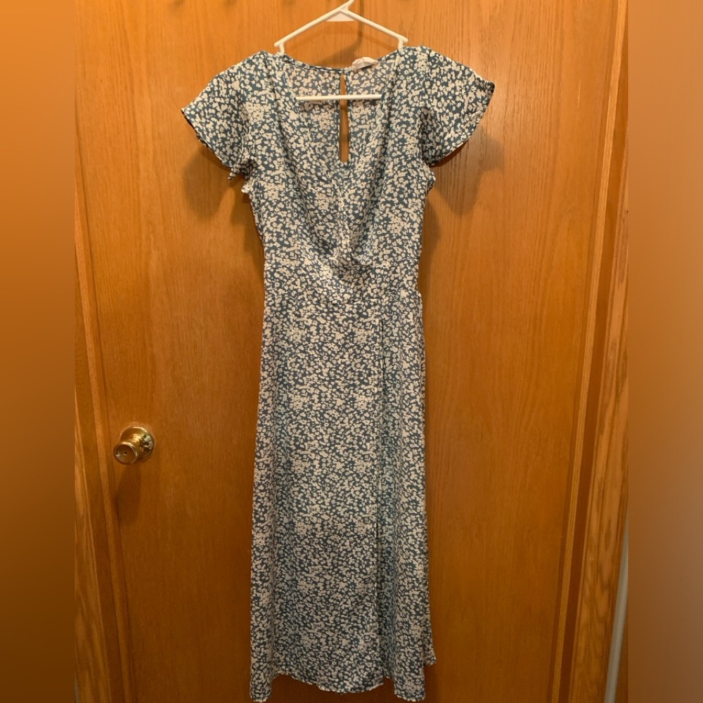Floral Green Dress